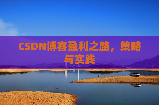 CSDN博客盈利之路，策略与实践